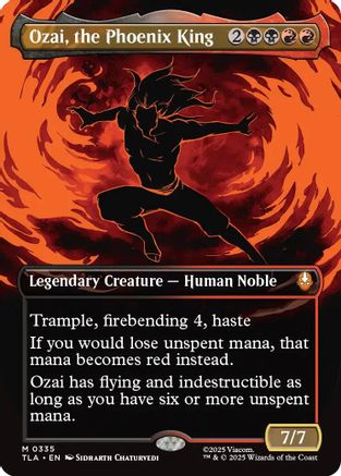 Ozai, the Phoenix King (0335) (Borderless) (TLA-335) - Avatar: The Last Airbender