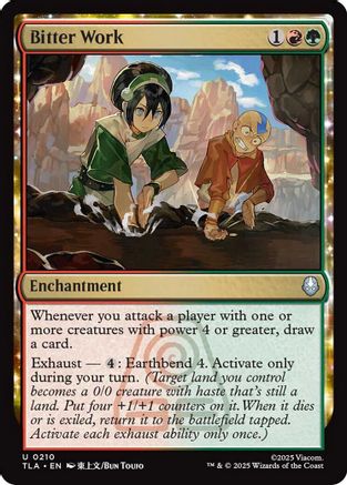 Bitter Work (TLA-210) - Avatar: The Last Airbender