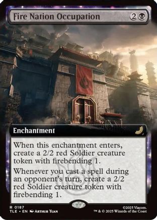 Fire Nation Occupation (Extended Art) (TLE-187) - Avatar: The Last Airbender: Eternal-Legal