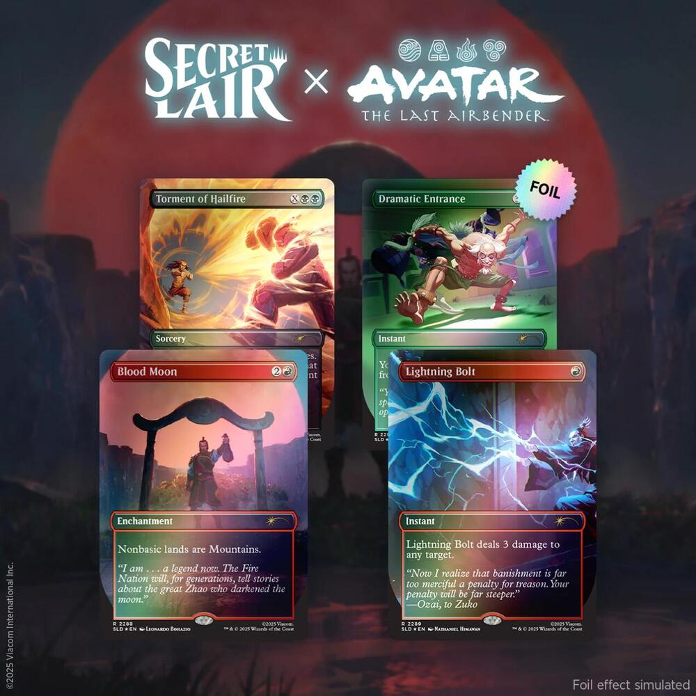 Magic the Gathering - Secret Lair x Avatar - Everything Changed - Rainbow Foil