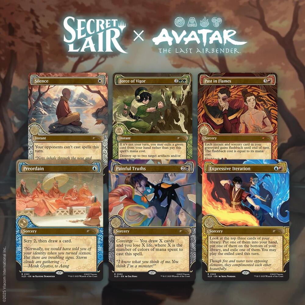 Magic the Gathering - Secret Lair x Avatar - One with the Elements - Non-Foil