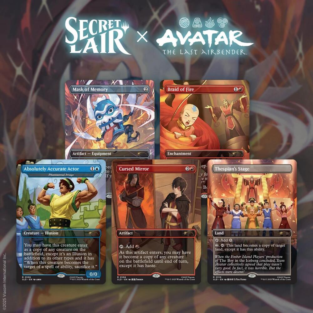 Magic the Gathering - Secret Lair x Avatar - The Ember Island Players - Non-Foil
