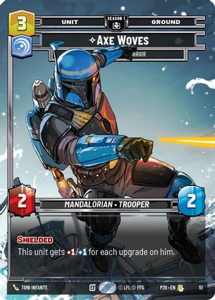 Axe Woves - Accomplished Warrior (51) (51) - Sector and Regional Promos Season 1 Foil