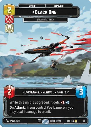 Black One - Straight At Them (76) (76) - Sector and Regional Promos Season 1 Foil