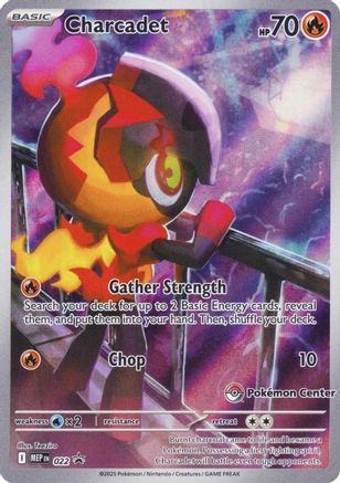 Charcadet 022 (Pokemon Center Exclusive) - Holofoil ME Mega Evolution Promo - Promo