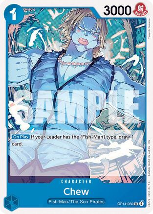 Chew (OP14-050) - The Azure Sea's Seven