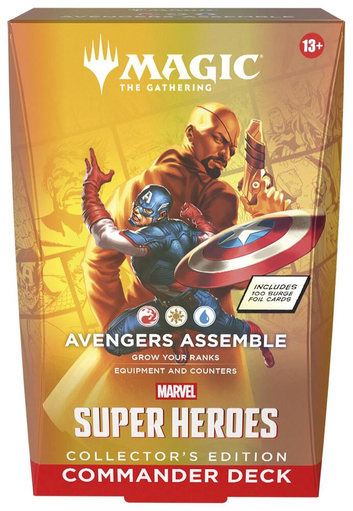 Magic the Gathering - Marvel Super Heroes -  Avengers Assemble (Collector Edition) - Commander Deck