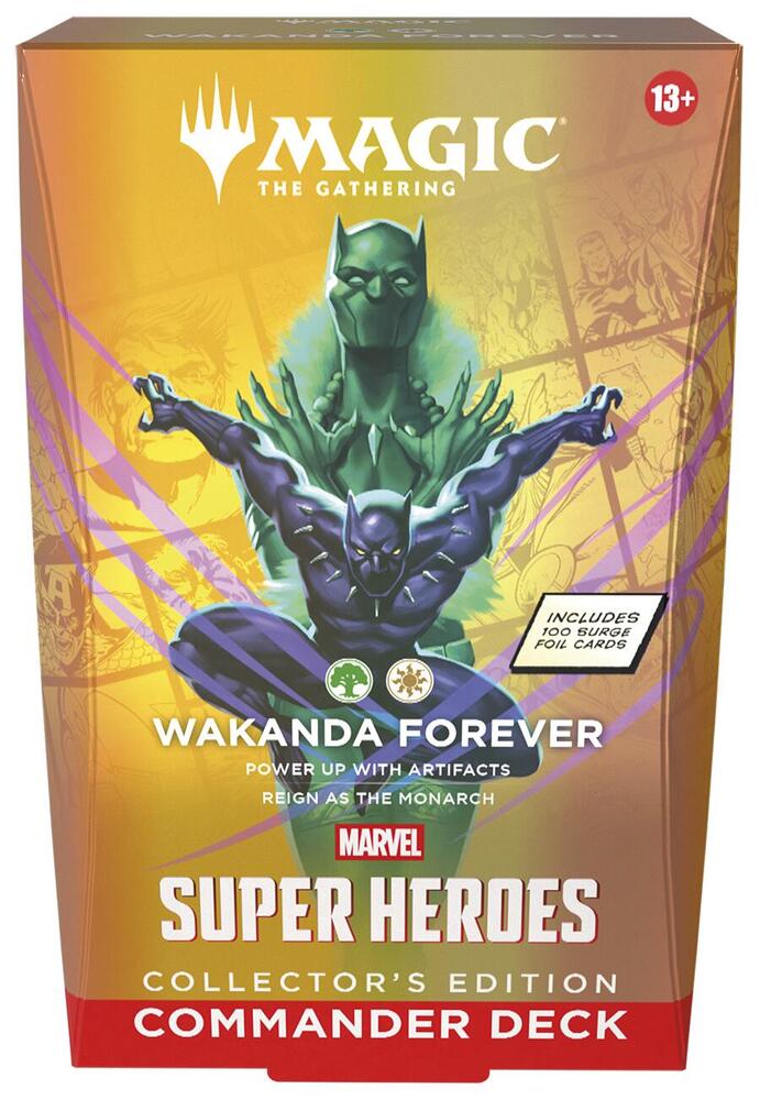 Magic the Gathering - Marvel Super Heroes -  Wakanda Forever (Collector Edition) - Commander Deck