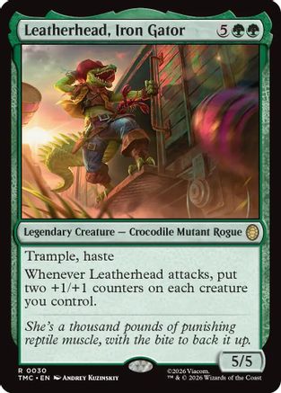 Leatherhead, Iron Gator (TMC-030) - Teenage Mutant Ninja Turtles Foil