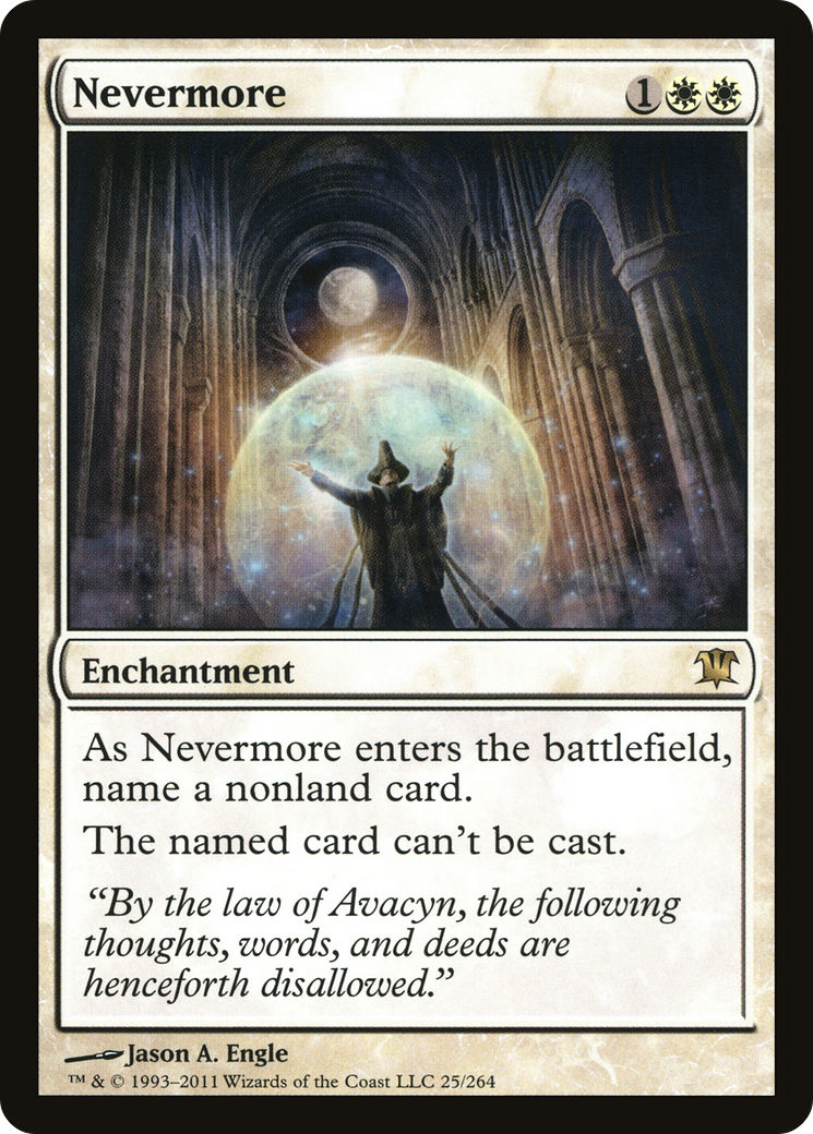 Nevermore (ISD-025) - Innistrad Foil
