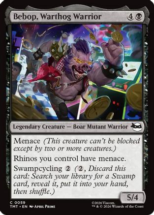 Bebop, Warthog Warrior (TMT-059) - Teenage Mutant Ninja Turtles Foil