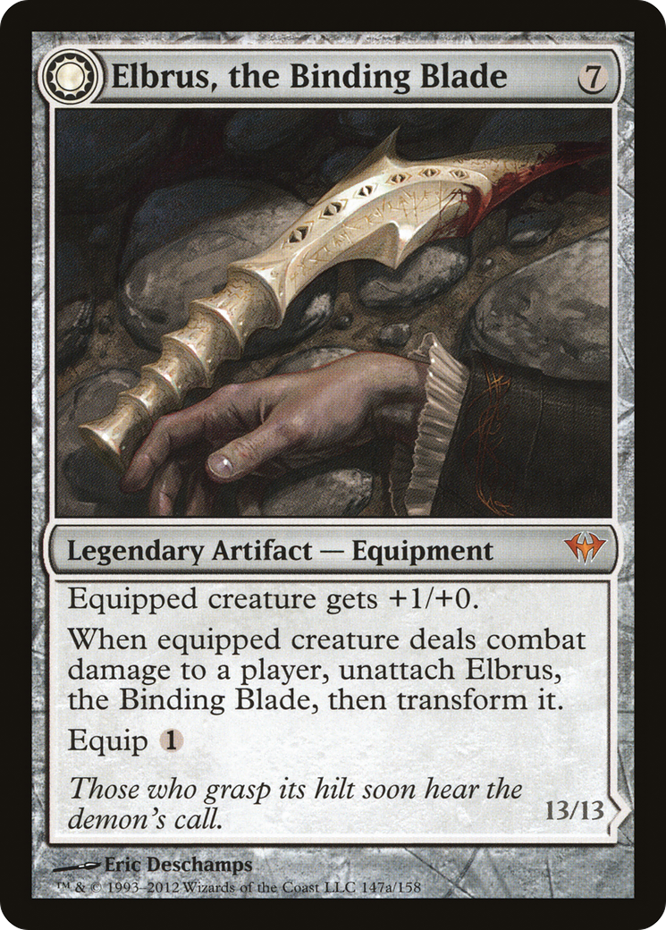 Elbrus, the Binding Blade (DKA-147) - Dark Ascension: (Double Faced Transform)