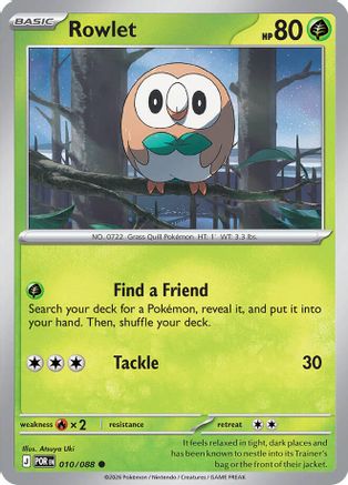 Rowlet 010/088 - ME03 Perfect Order - Common