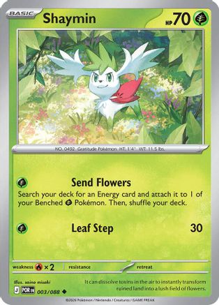 Shaymin 003 - ME03 Perfect Order - Uncommon