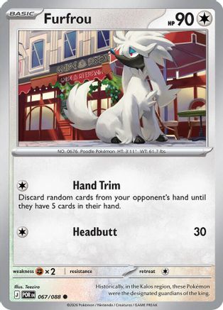 Furfrou 067 - ME03 Perfect Order - Common