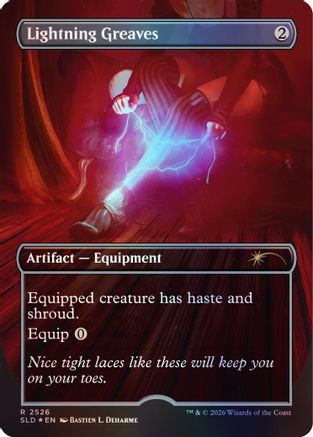 Lightning Greaves (SLD-2526) - Secret Lair Drop Series Foil