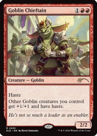 Goblin Chieftain (SLD-2424) - Secret Lair Drop Series