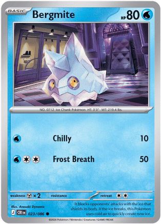 Bergmite 023 - ME04 Chaos Rising - Common