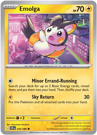 Emolga 030 - ME04 Chaos Rising - Common