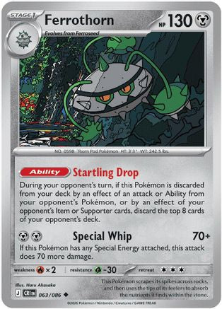 Ferrothorn 063 - ME04 Chaos Rising - Uncommon