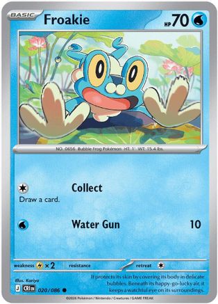 Froakie 020/086 - ME04 Chaos Rising - Common