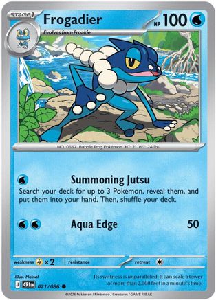 Frogadier 021/086 - ME04 Chaos Rising - Common