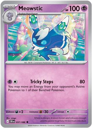 Meowstic 037 - ME04 Chaos Rising - Uncommon