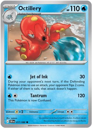 Octillery 017 - ME04 Chaos Rising - Common