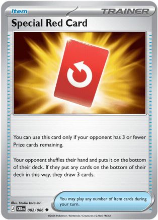 Special Red Card 082/086 - ME04 Chaos Rising - Uncommon