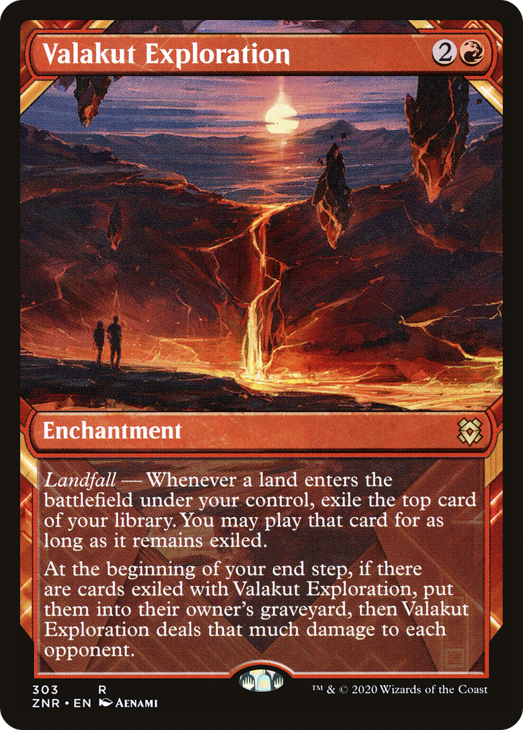 Valakut Exploration (Showcase) (ZNR-303) - Zendikar Rising: (Showcase)