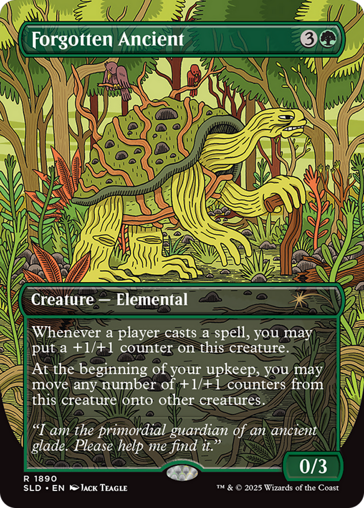 Forgotten Ancient (SLD-1890) - Secret Lair Drop (Borderless) Foil