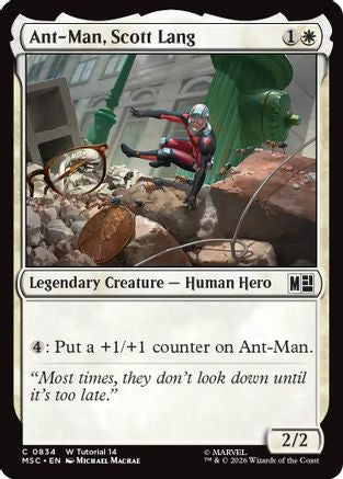 Ant-Man, Scott Lang (MSC-834) - Commander: Marvel Super Heroes
