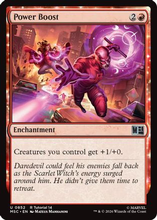 Power Boost (MSC-852) - Commander: Marvel Super Heroes