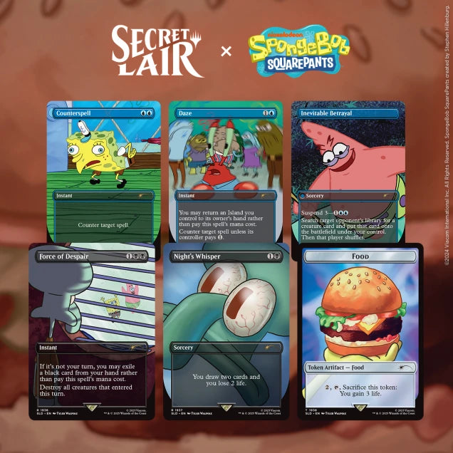 Magic the Gathering - Secret Lair x Spongebob - Internet Sensation - Non Foil