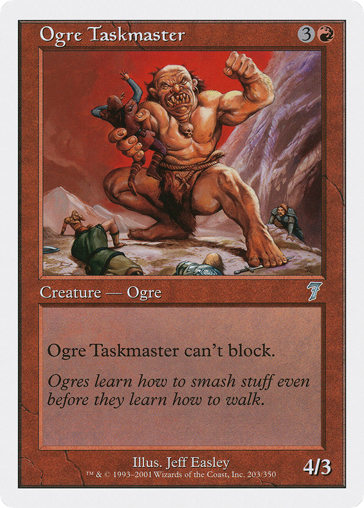 Ogre Taskmaster (7ED-203) - 7th Edition