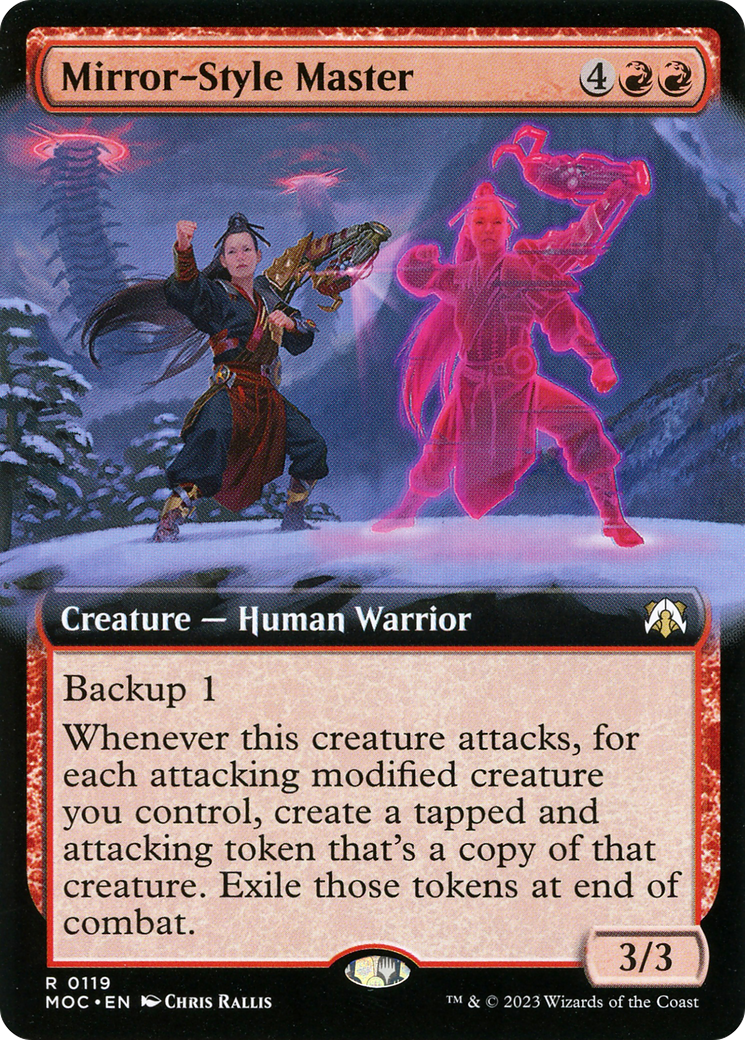 Mirror-Style Master (Extended Art) (MOC-119) - March of the Machine Commander: (Extended Art)