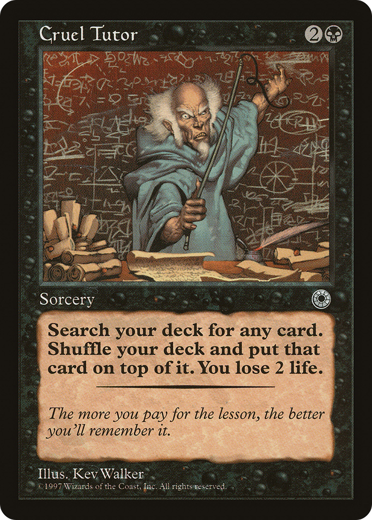 Cruel Tutor (POR-87) - Portal