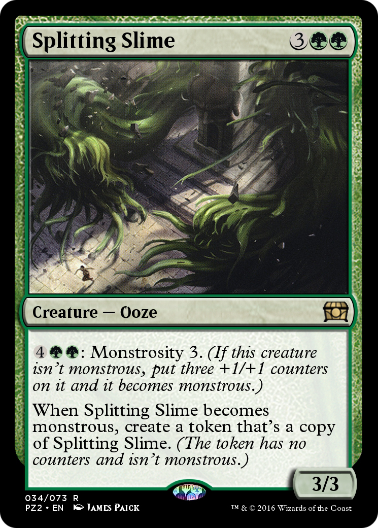 Splitting Slime (PZ2-034) - Treasure Chest Foil