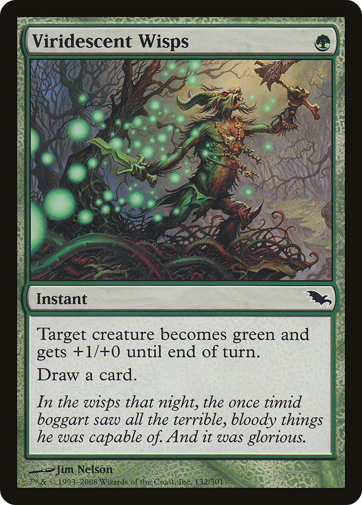 Viridescent Wisps (SHM-132) - Shadowmoor Foil