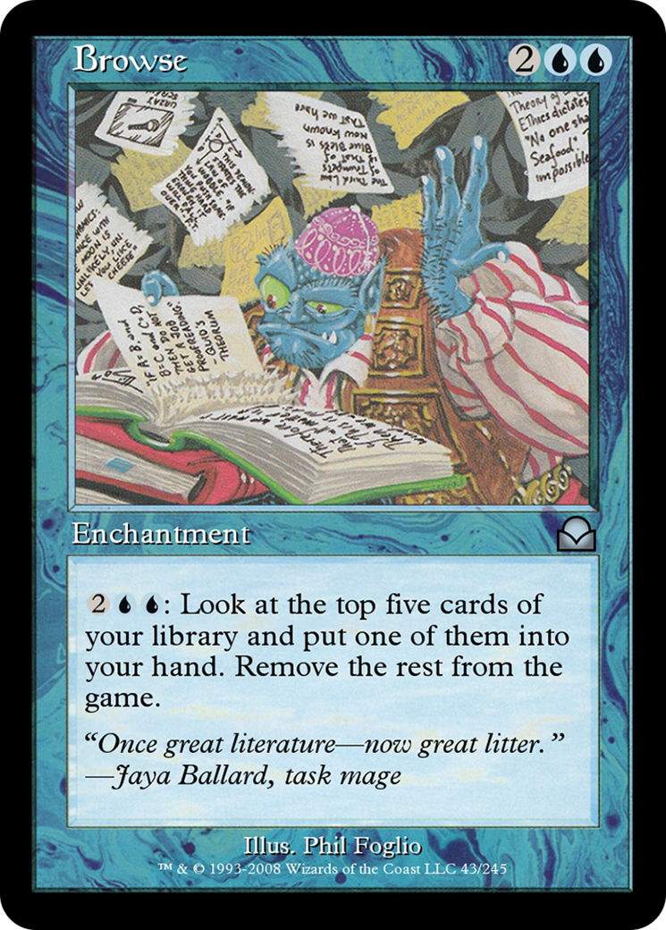 Browse (ME2-043) - Masters Edition II Foil