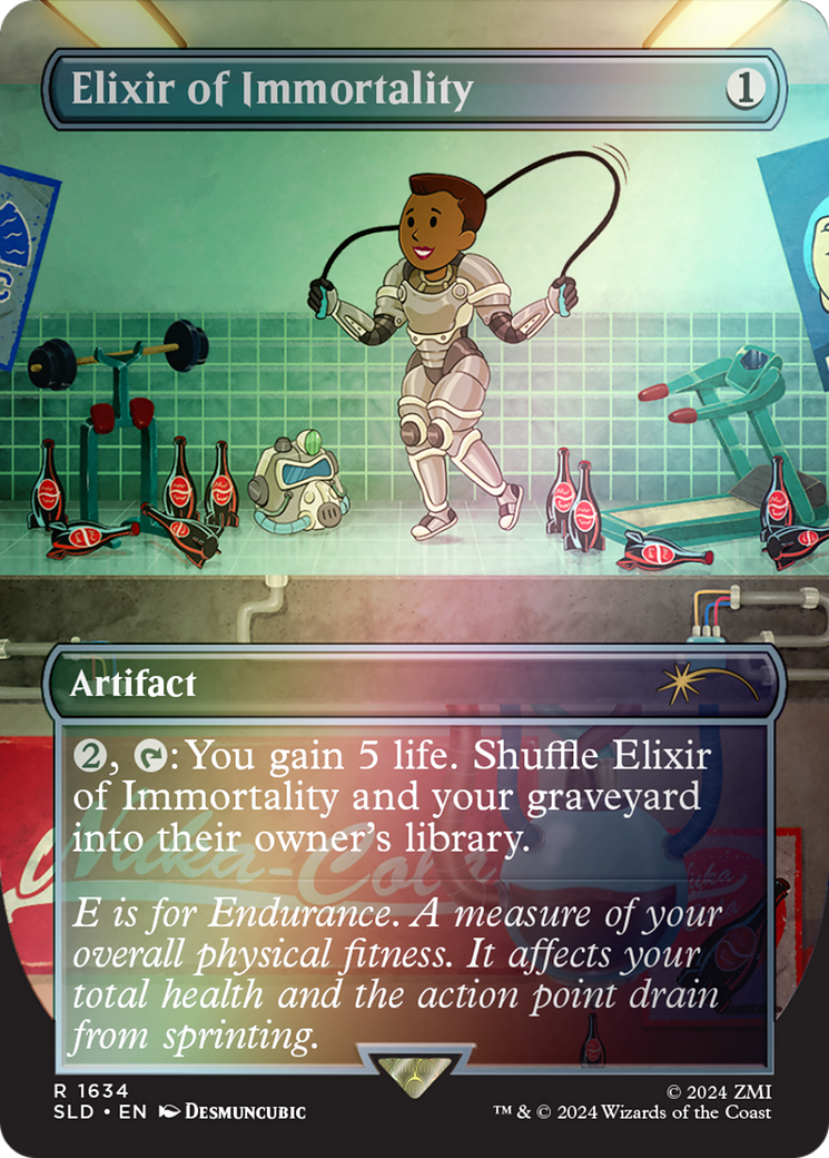 Elixir of Immortality (Rainbow Foil) (SLD-1634★) - Secret Lair Drop (Borderless) Foil