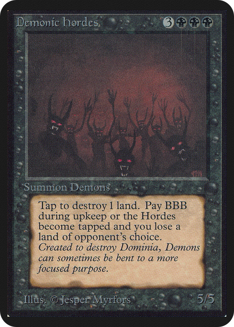 Demonic Hordes (LEA-103) - Limited Edition Alpha