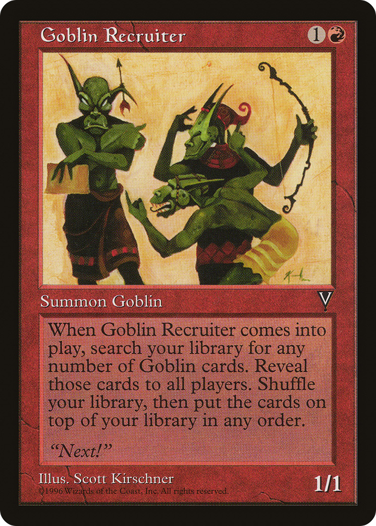 Goblin Recruiter (VIS-80) - Visions