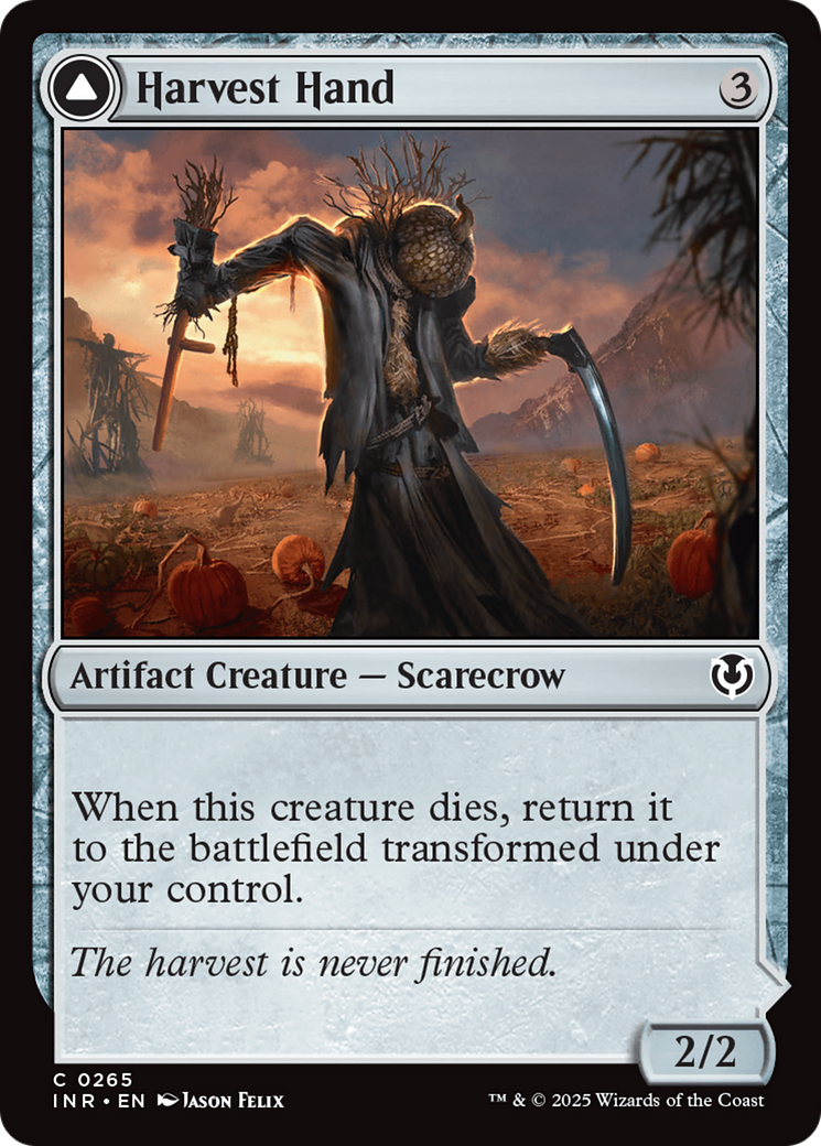 Harvest Hand // Scrounged Scythe (INR-265) - Innistrad Remastered