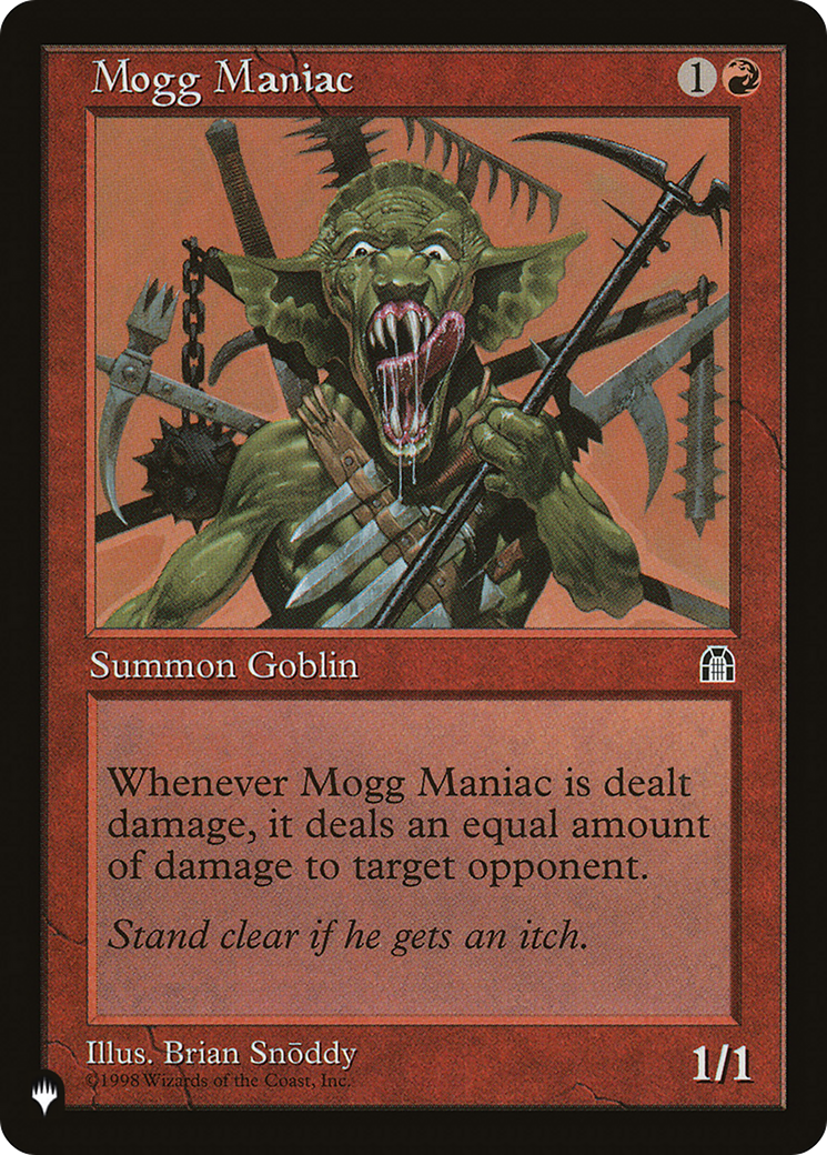 Mogg Maniac (LIST-94) - The List