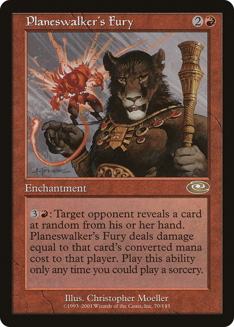 Planeswalker's Fury (PLS-070) - Planeshift Foil