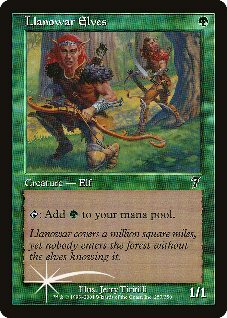 Llanowar Elves (7ED-253) - 7th Edition