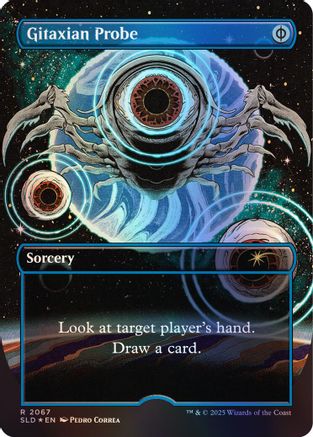 Gitaxian Probe (Rainbow Foil) (SLD-2067) - Secret Lair Drop Series Foil