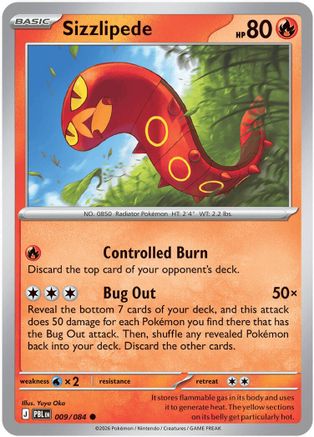 Sizzlipede 009 - ME05 Pitch Black - Common