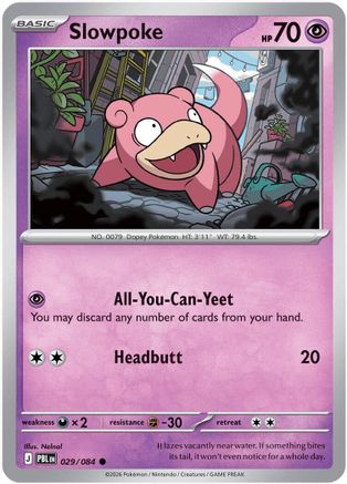 Slowpoke 029 - ME05 Pitch Black - Common